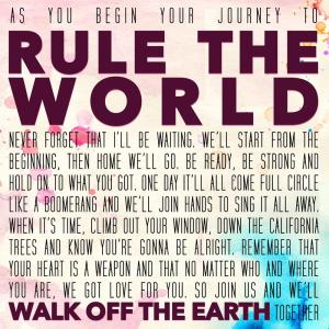 收聽Walk Off The Earth的Rule the World歌詞歌曲