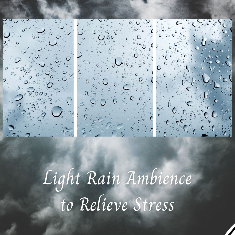 Light Rain Ambience to Relieve Stress - 1 Hour