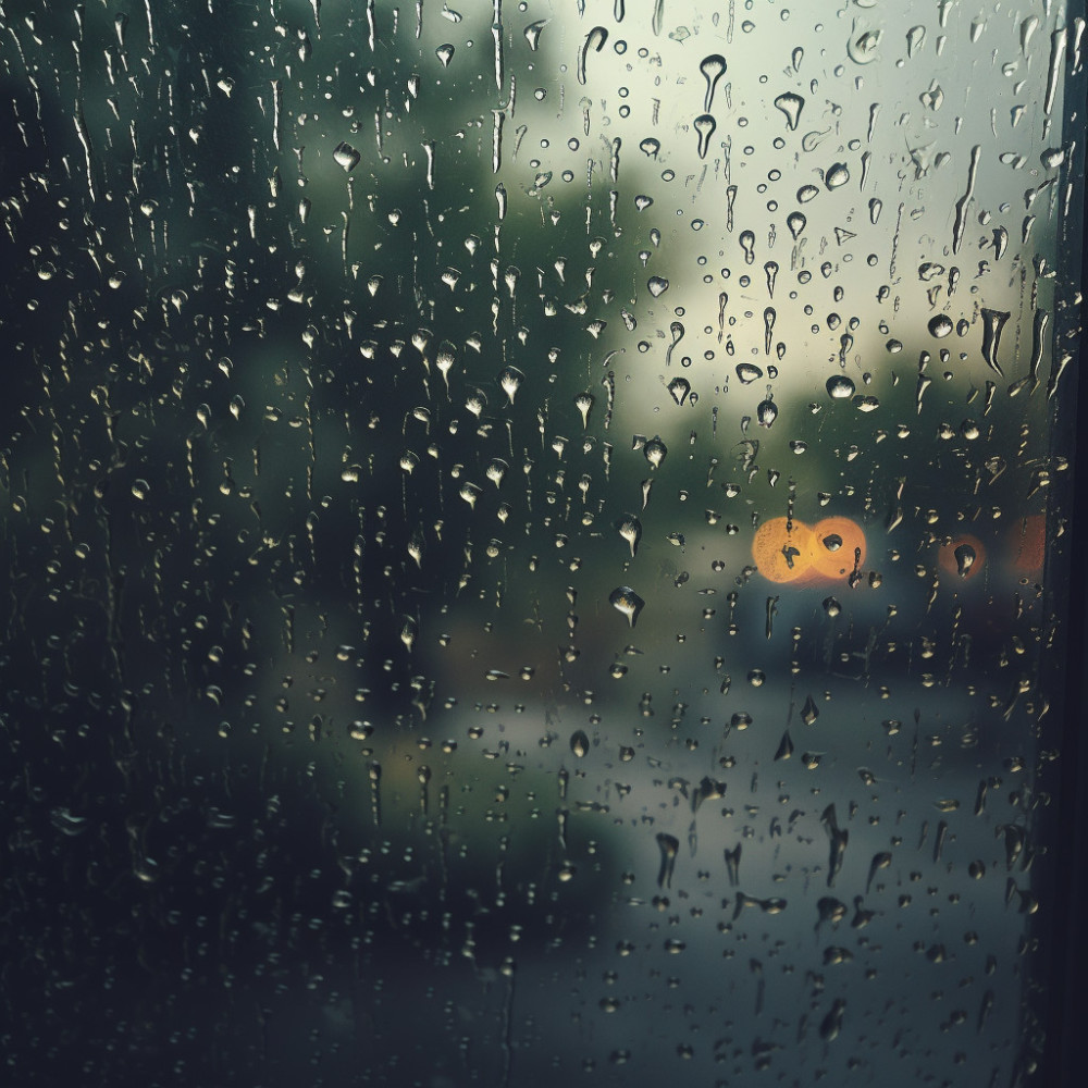 Eco Armónico Y Pacífico De La Lluvia