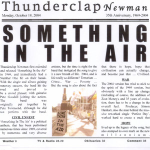 收聽Thunderclap Newman的Something in the Air歌詞歌曲