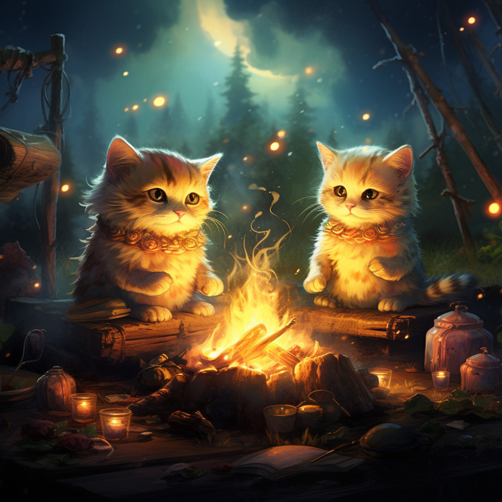 Bonfire's Purr-fect Dreams