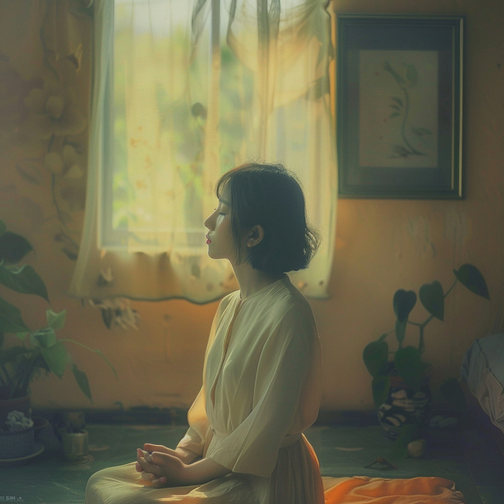 Quiet Contemplation with Harmonic Echoes
