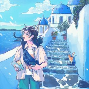 收聽Tsukishiro的Santorini (feat. Neto)歌詞歌曲
