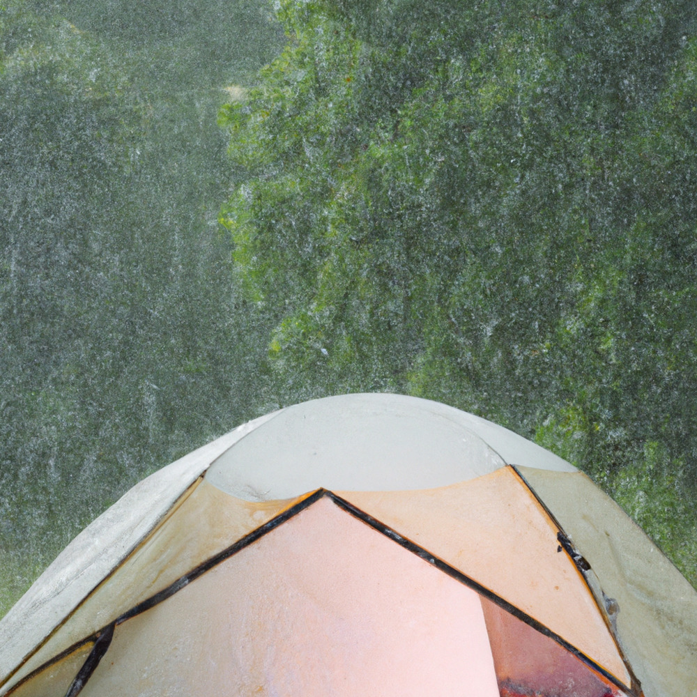 Heavy Rain in Camping Tent 18