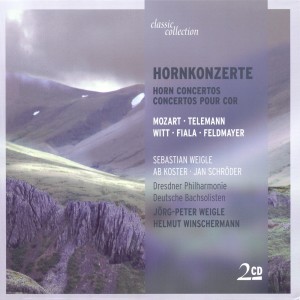 Mozart: Horn Concertos - K. 412, 417, 447, 495 / Telemann, G.P.: Ouverture (Suite) in F Major / Fiala, J.: Concerto for 2 Horns