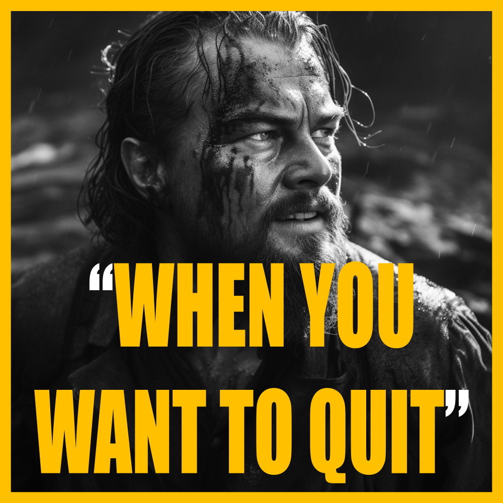 WHEN YOU WANT TO QUIT (Instrumental)