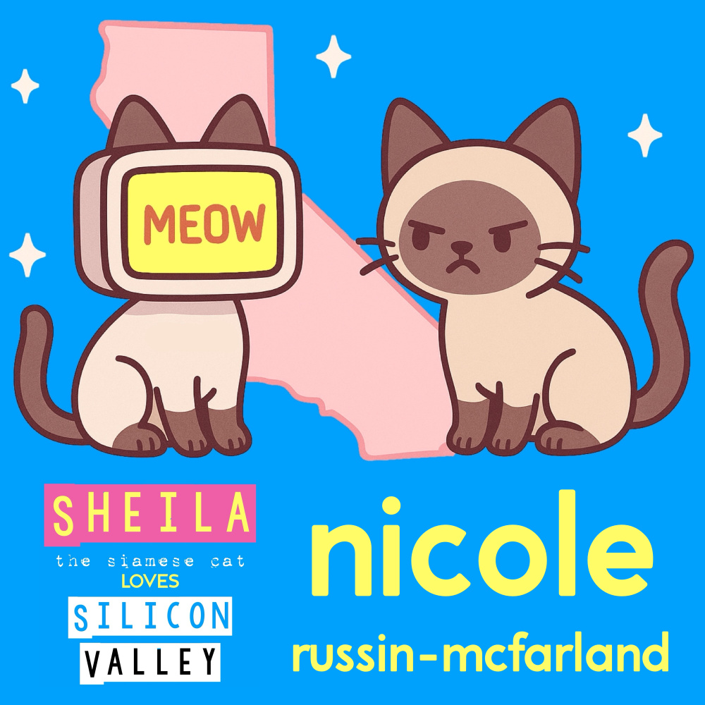 Sheila the Siamese Cat Loves Silicon Valley