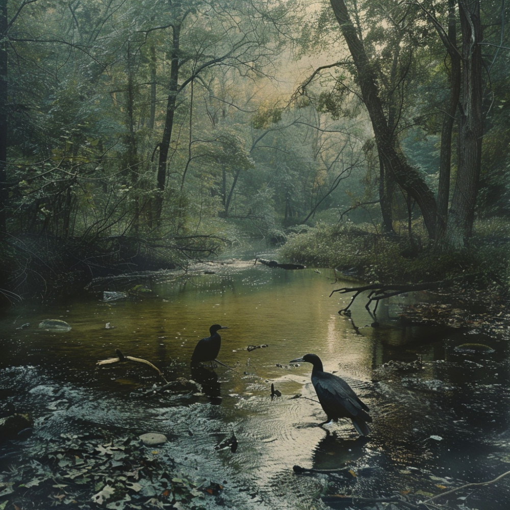 Creek Clarity and Birdsong Concentration