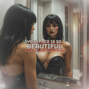 Listen to Your Face Is so Beautiful It Hurts My Head to Look at You. song with lyrics from Amara
