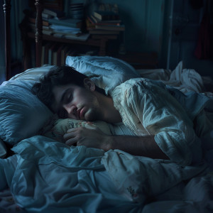 ดาวน์โหลดและฟังเพลง Serene Nighttime Sleep Sounds พร้อมเนื้อเพลงจาก Rain Sounds for Sleep and Relaxation