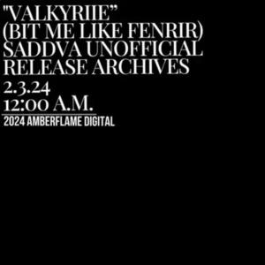 收聽SADDVA的Valkyriie歌詞歌曲