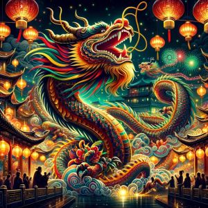 Album Mystical Dragon (Chinese New Year Harmony 2024) oleh Chinese Yang Qin Relaxation Man