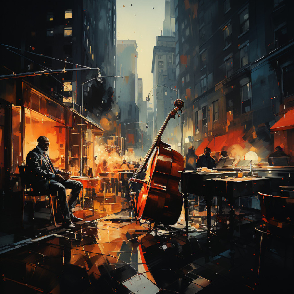 Luces De La Ciudad De Música Jazz