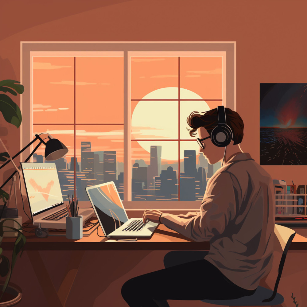 Ambiente Dinámico Del Trueno Para La Productividad