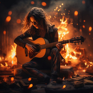 Fire Cadence: Melodic Hearth Glow