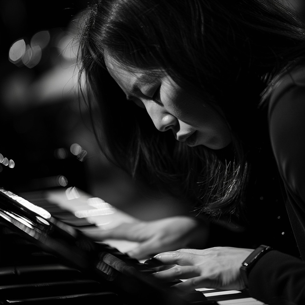 Trabajo De Dedicación Laboral Con Ritmo De Piano