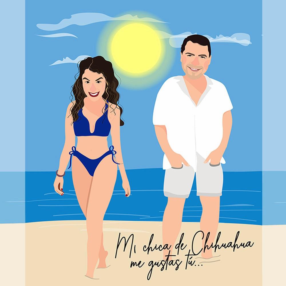 Mi chica de Chihuahua (feat. Fer Floral) ("Me gustas tú")
