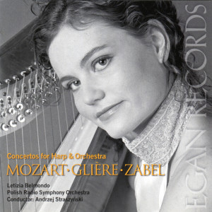 Letizia Belmondo的專輯Mozart, Glière, Zabel: Concertos for Harp & Orchestra