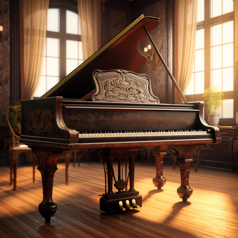 Piano's Sharp Focus Melodies