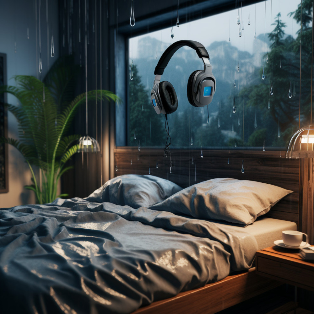 Rain Soothing Binaural Echo