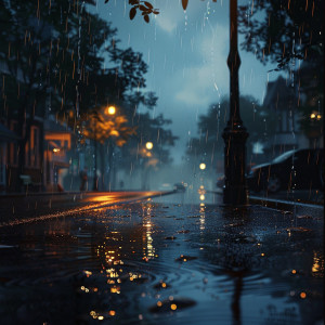 Rain Thunderstorms的專輯Soft Raindrops for Peaceful Slumber