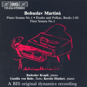 Album Martinu: Piano Sonata / Etudes and Polkas / Flute Sonata No. 1 from 