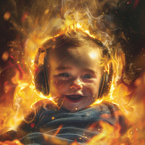 Shhhh: Baby Sleep Noise的專輯Baby's Fiery Melody: Playful Fire Music