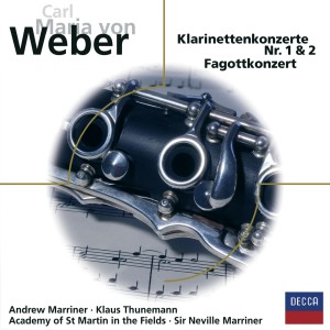 อัลบัม Carl Maria von Weber: Klarinettenkonzerte Nr. 1 & 2, Fagottkonzert ศิลปิน Klaus Thunemann