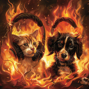 Calming Music For Pets的專輯Fire Hearth: Soothing Music for Pets