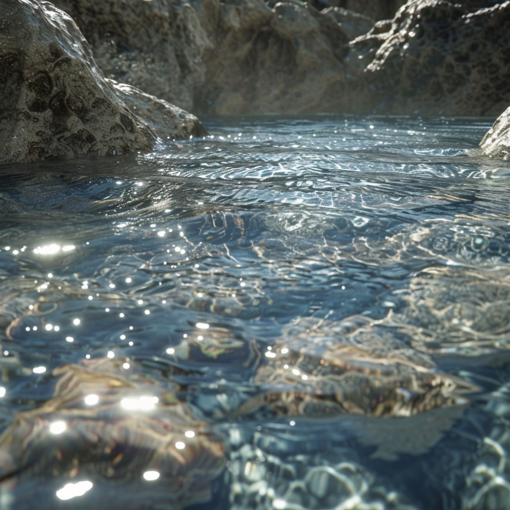 Therapeutic Water Ambiance for Stress Relief