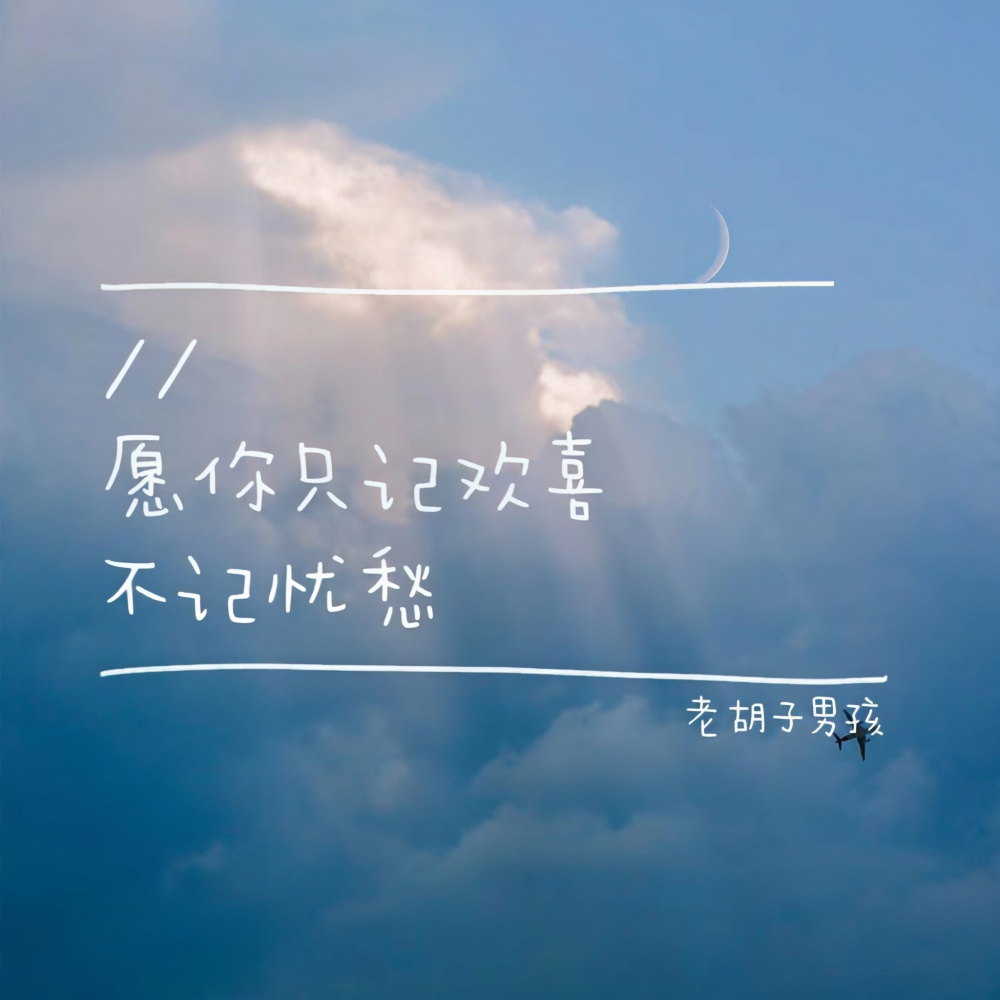 愿你只记欢喜不记忧愁 (伴奏)