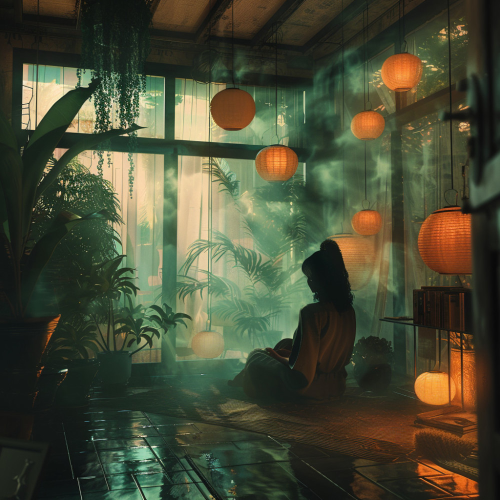 Peaceful Lofi Quietude's Embrace