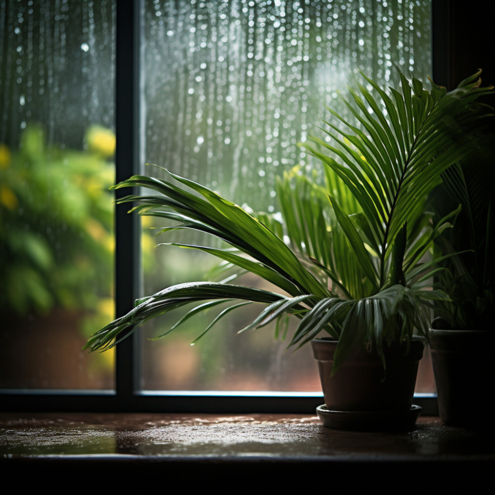 Armonía Musical De Gotas De Lluvia