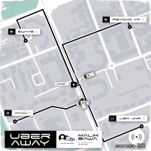 ดาวน์โหลดและฟังเพลง Uber Away (Explicit) (Radio Edit) พร้อมเนื้อเพลงจาก malik bawa