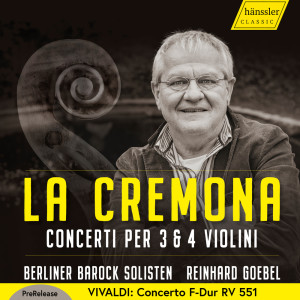 อัลบัม Vivaldi: Concerto for 3 Violins in F Major, RV 551 ศิลปิน Berliner Barocksolisten