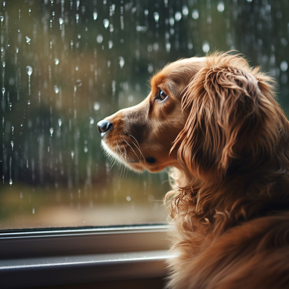 Música De Las Patas De Las Mascotas Con Trueno