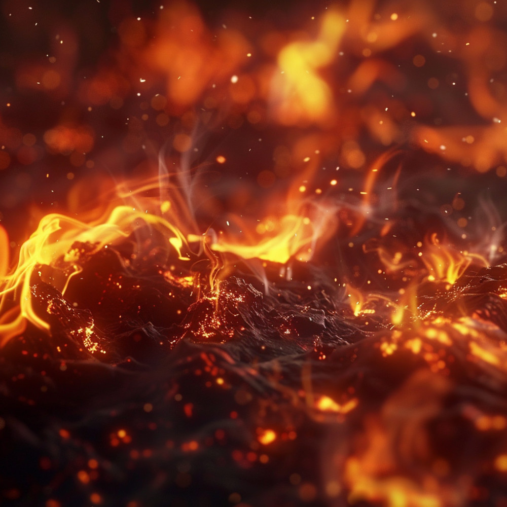 Focus in the Fire's Glow
