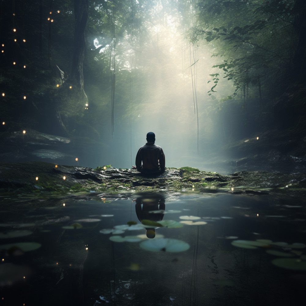 Serene Soul in Zen's Melody