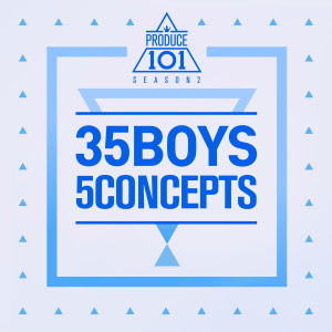 PRODUCE 101的專輯Produce 101 - 35 Boys 5 Concepts