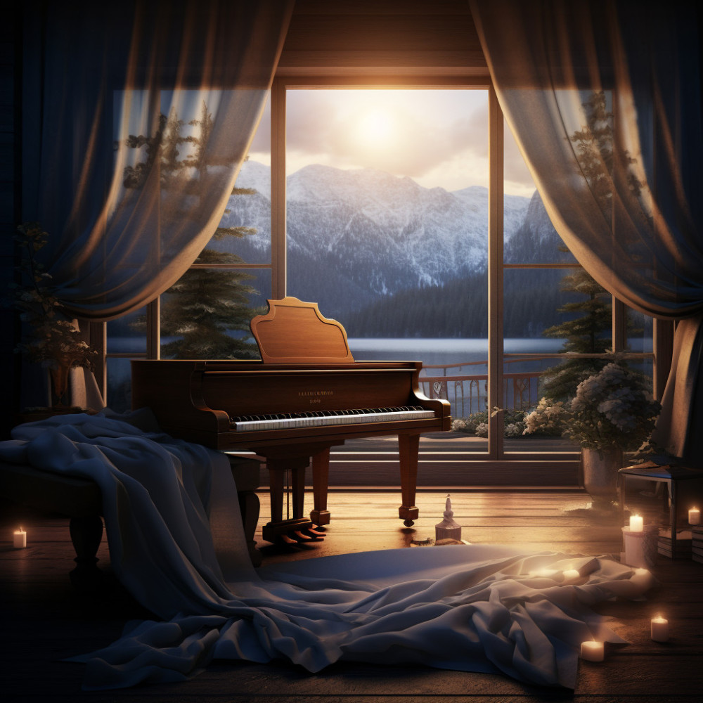 Slumberous Piano Evening Hues
