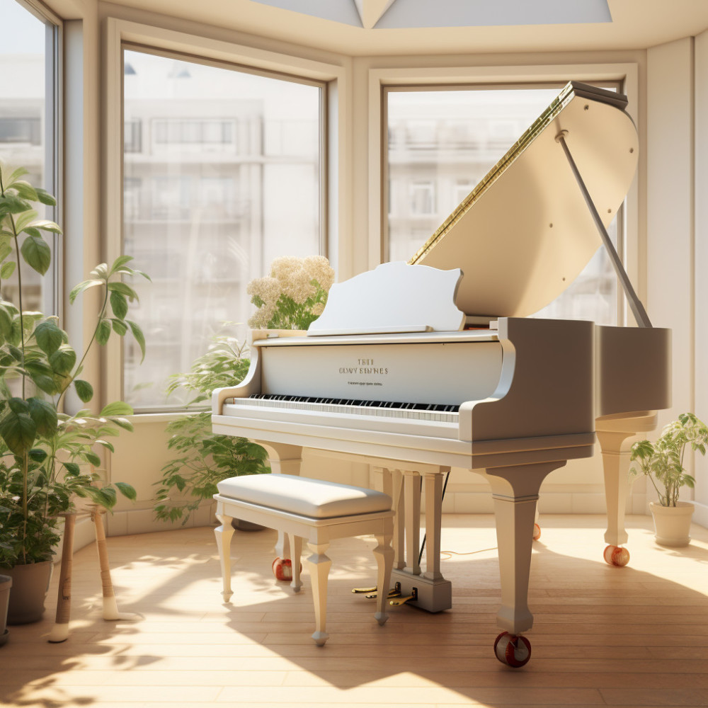 Piano's Harmonious Work Rhythm