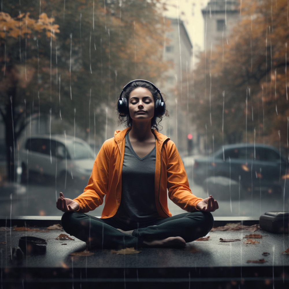 Tranquil Rain Sound Wave