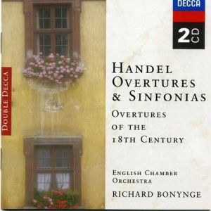 Album Handel, etc.: Overtures of the 18th Century from Richard Bonynge