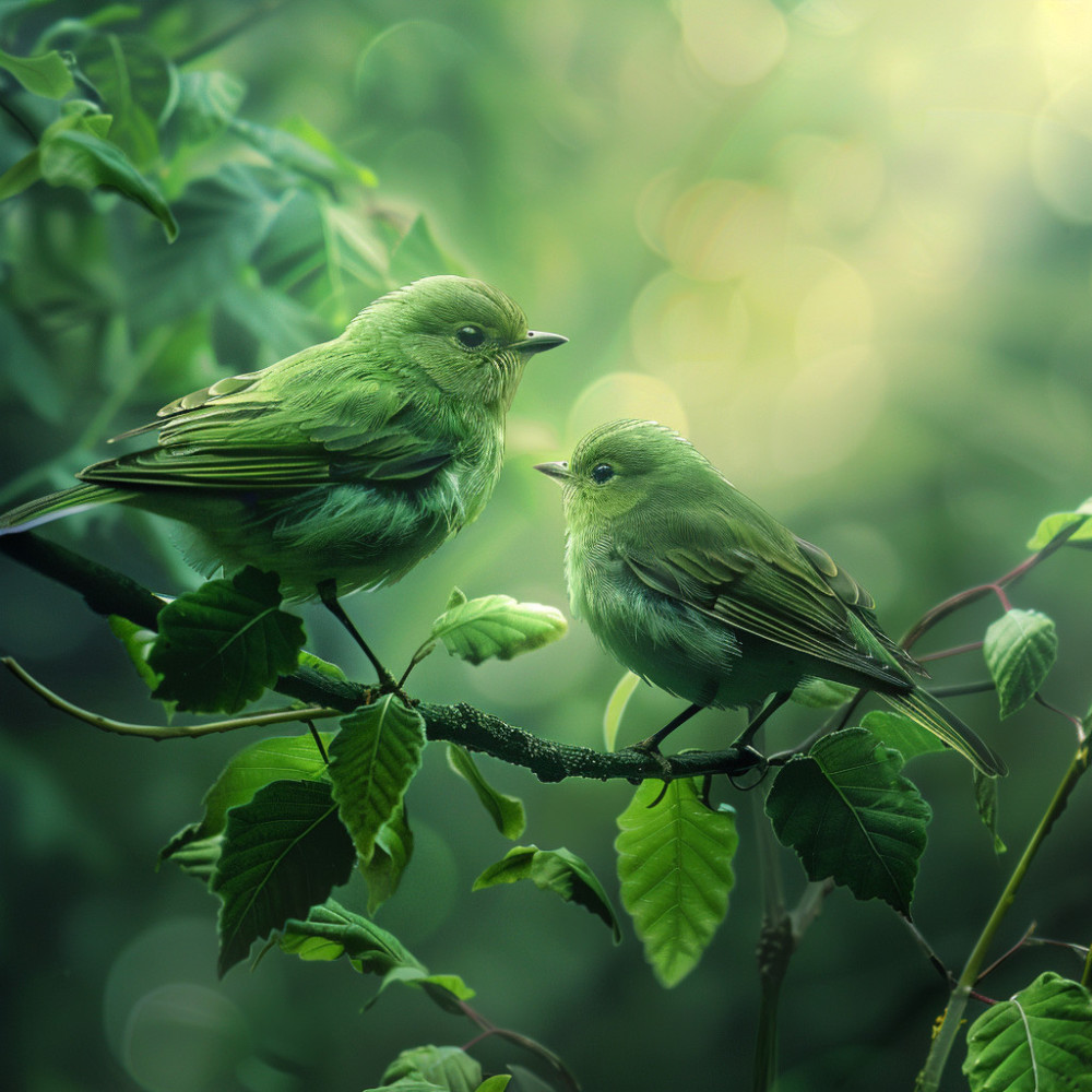 Sky of Serenity Birdsong Drifts