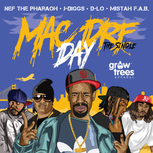 Dengarkan Mac Dre Day (feat. Nef the Pharaoh, J-Diggs, D-Lo & Mistah Fab) (Explicit) lagu dari Nef the Pharaoh dengan lirik