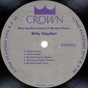 ดาวน์โหลดและฟังเพลง Cotton Fields พร้อมเนื้อเพลงจาก Billy Hayden