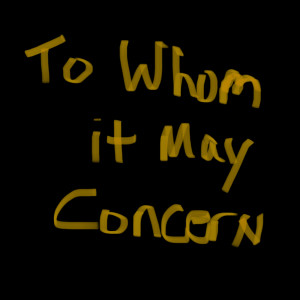 Listen to To Whom It May Concern (Explicit) song with lyrics from KNEWRETRO