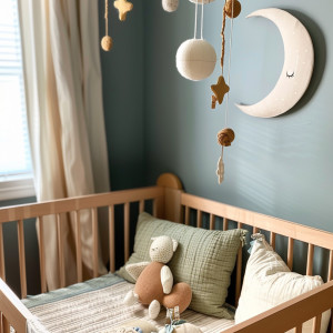 ดาวน์โหลดและฟังเพลง Canciones De Cuna Con Música Nocturna พร้อมเนื้อเพลงจาก La fábrica de canciones de cuna para bebés