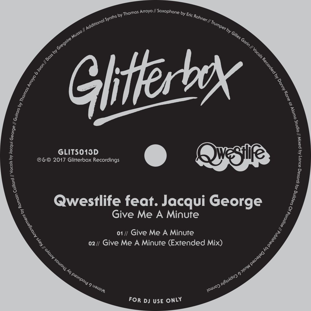 Give Me A Minute (feat. Jacqui George) [Extended Mix] (Extended Mix)