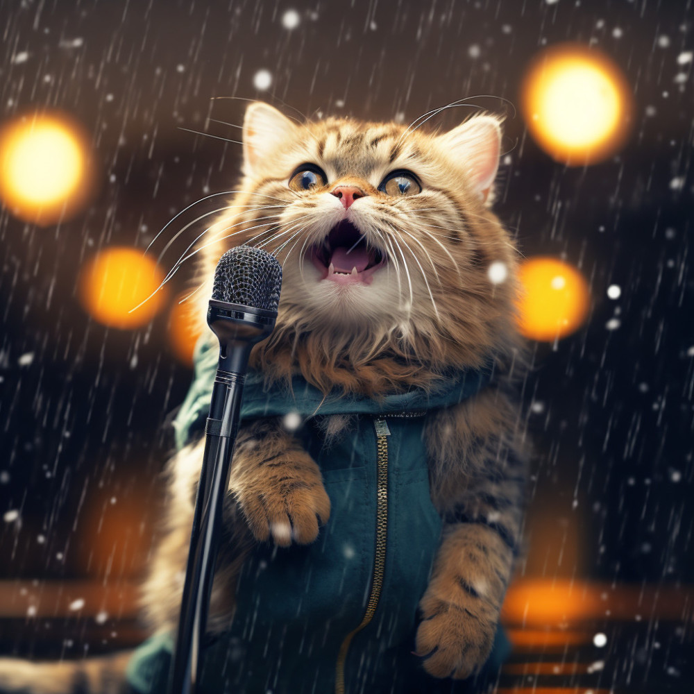 Rainy Puddles and Purring